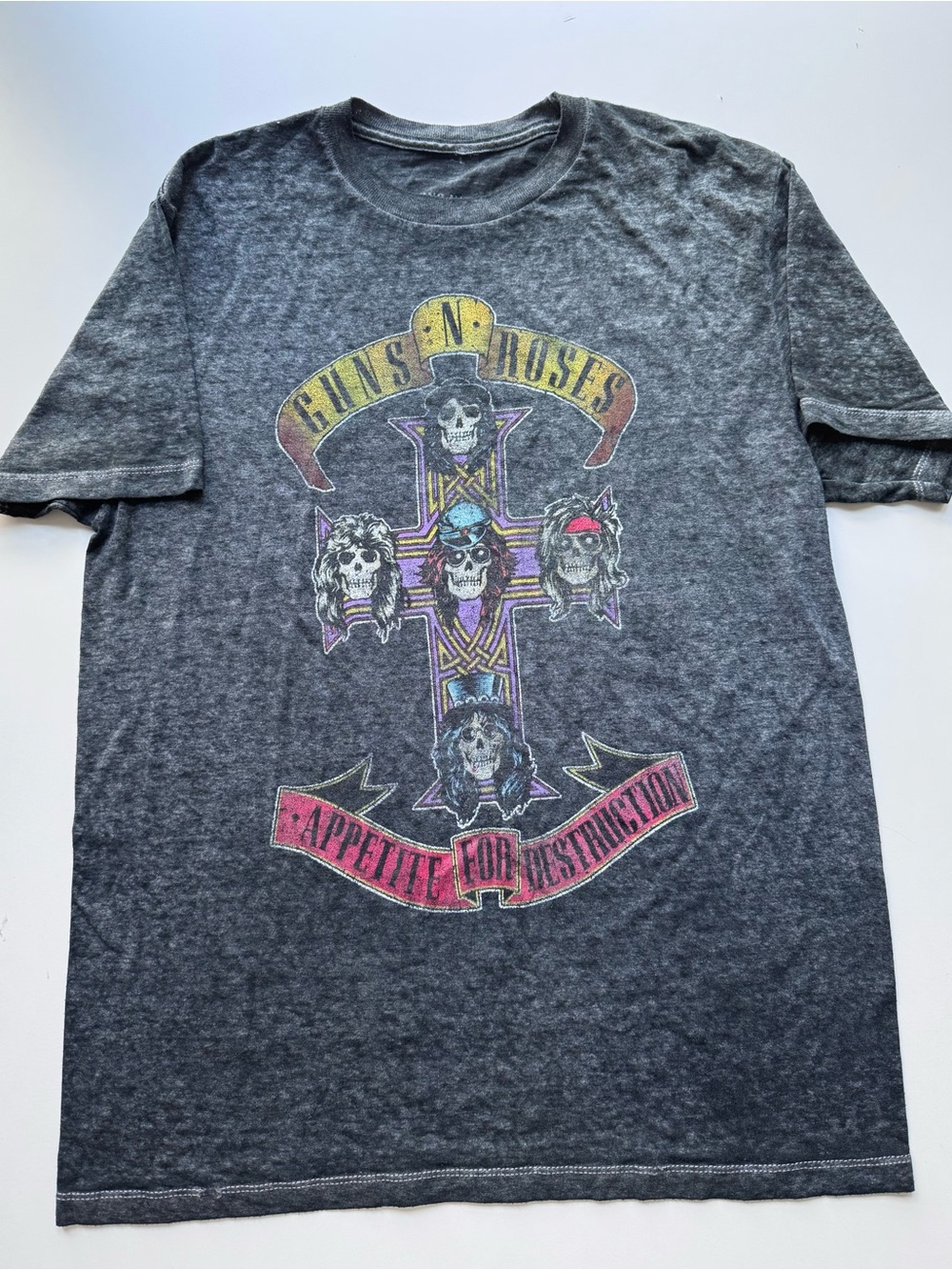Guns N’ Roses Fall Tour 2019 T-Shirt Appetite for Destruction Men’s L Band Tee